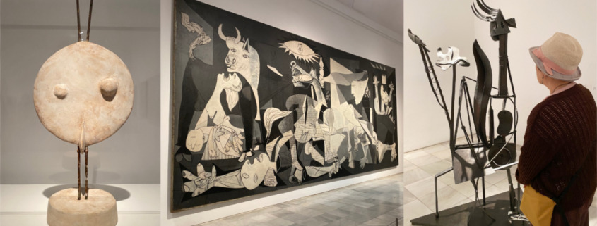 Picasso Guernica, Miró Skulptur im Museum Madrid